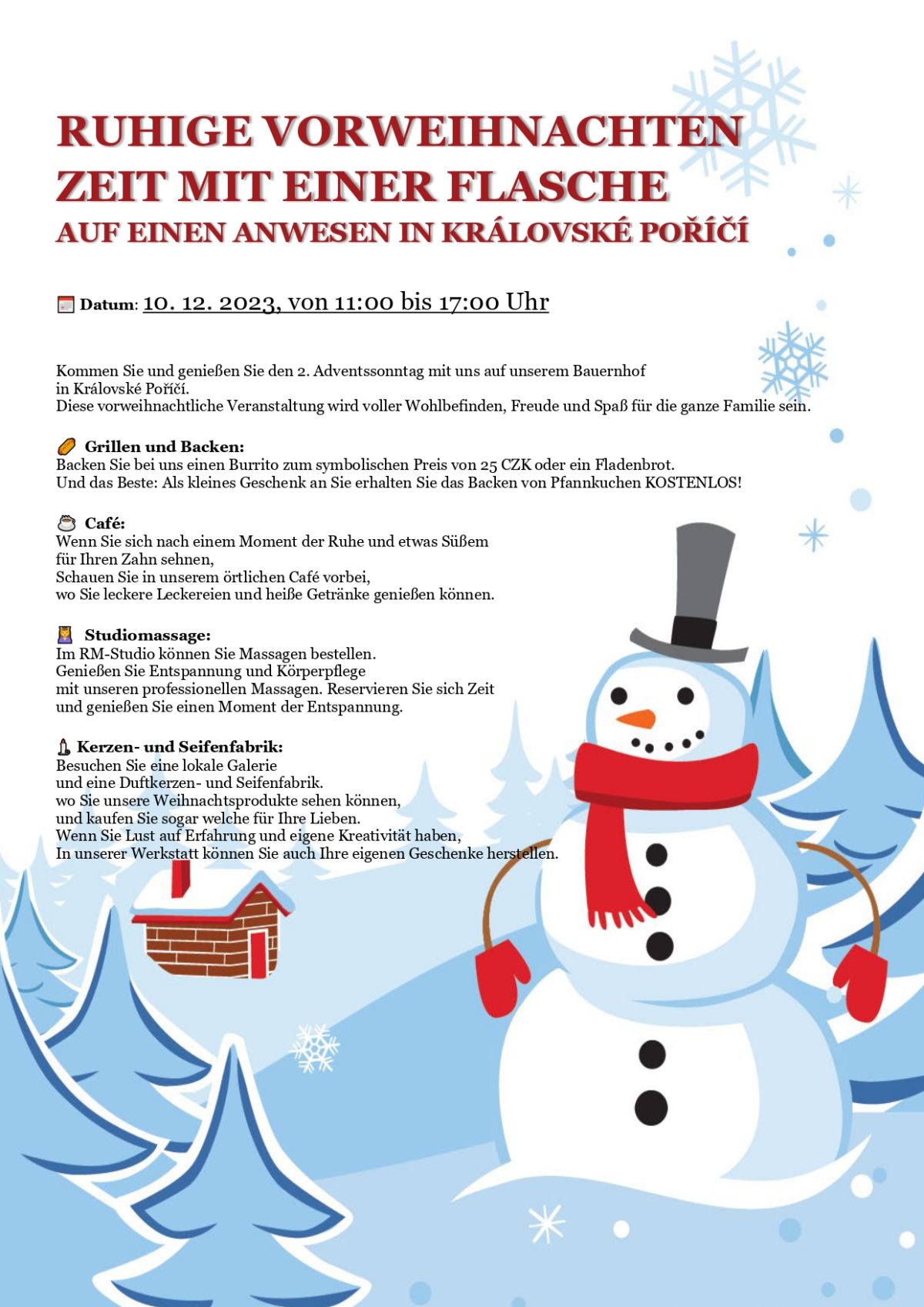 Adventní trhy 2023 DE