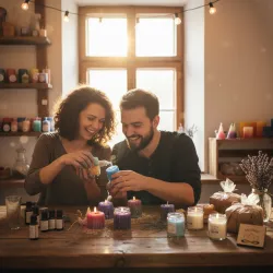 Výroba svíček pro dva